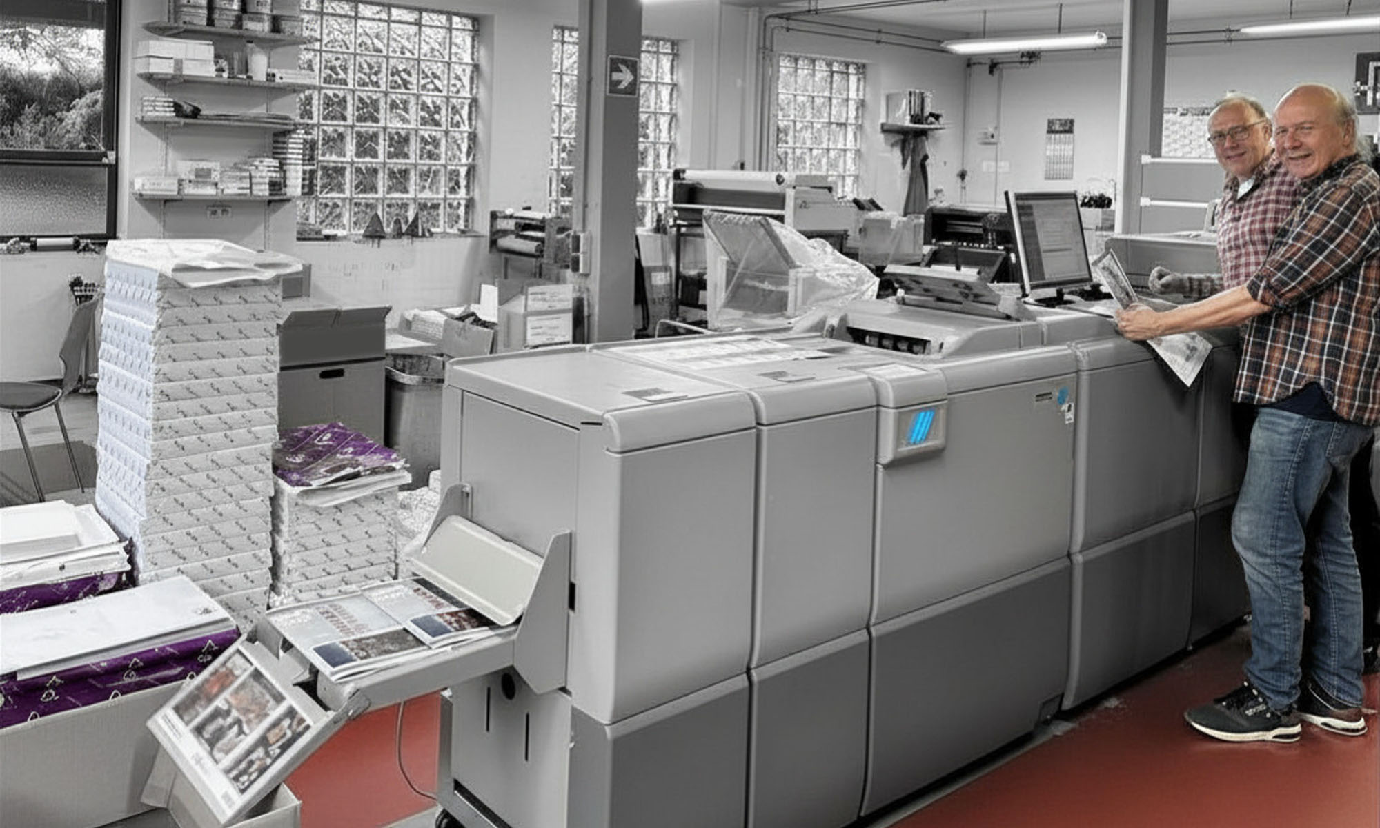 Unsere Print-Profis der Druckerei Benner